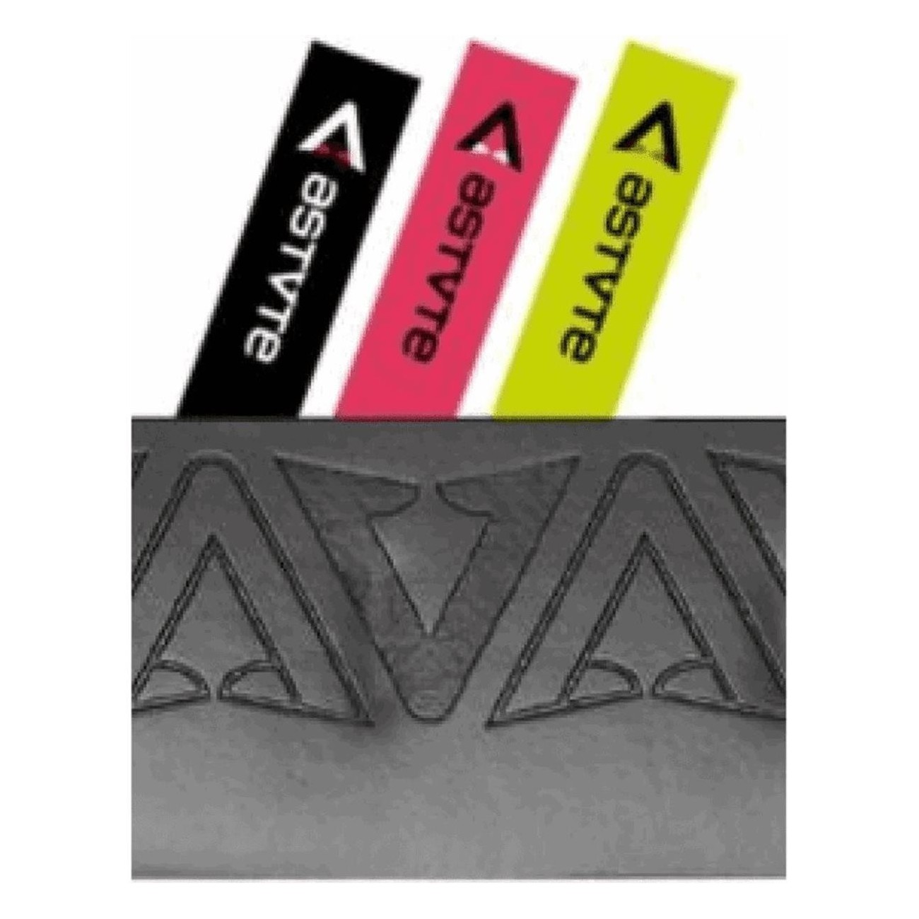 Astute Dark Race EVA Handlebar Tape - Black, Fluorescent Yellow, Fluorescent Pink - 1