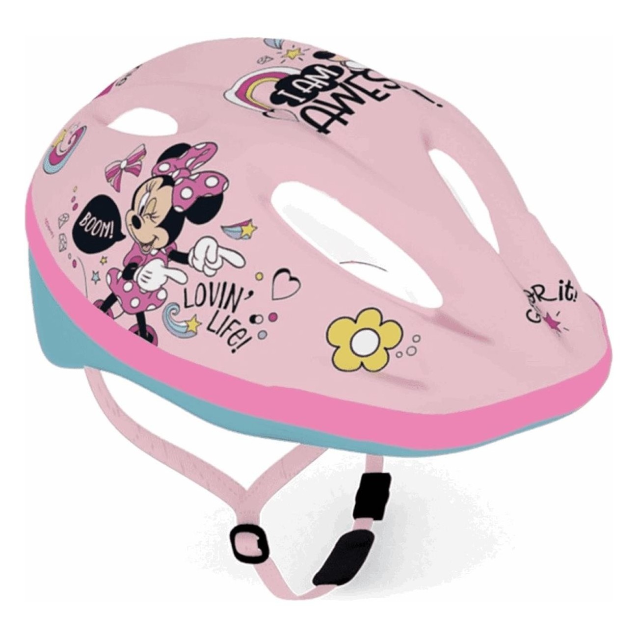 Disney Minnie Pink Helmet for Girls - Size 52/56 cm - 1