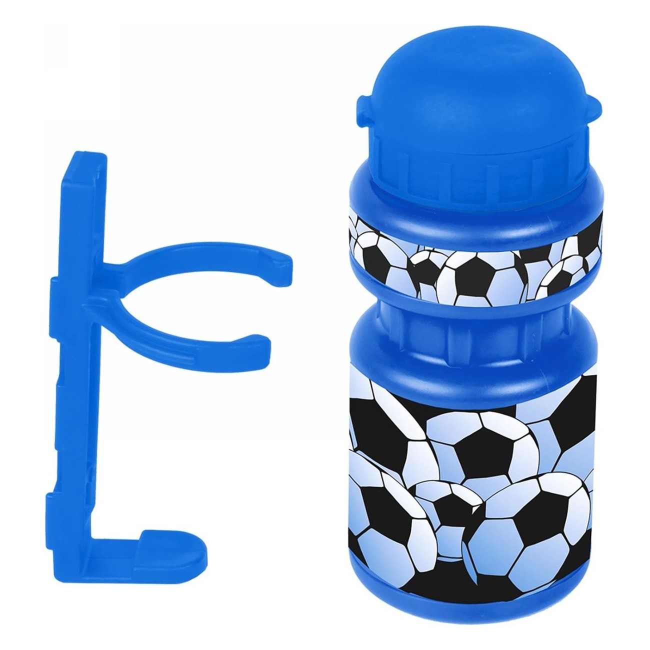 Biberon per Bambini PBO 300 Soccer Blu con Design Calcio - 2 - Borracce - 0887539027704