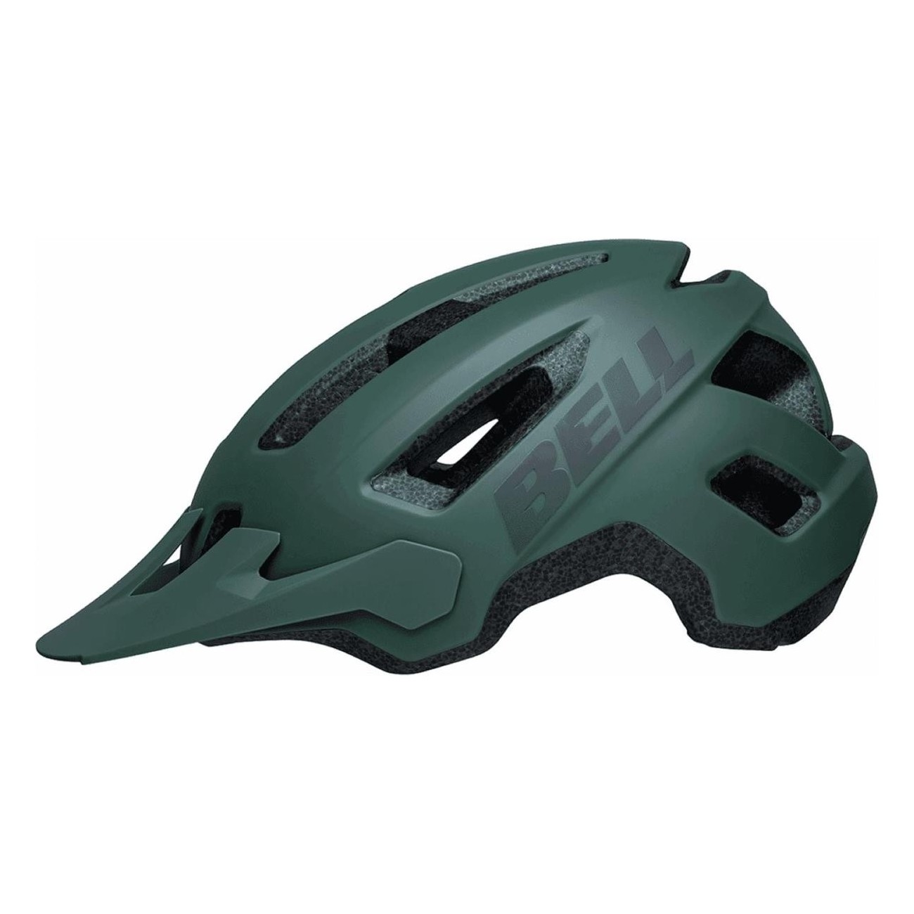 Mountainbike Helm Nomad 2 Mattgrün mit Ergo Fit System, Größe 50-57 cm - 1