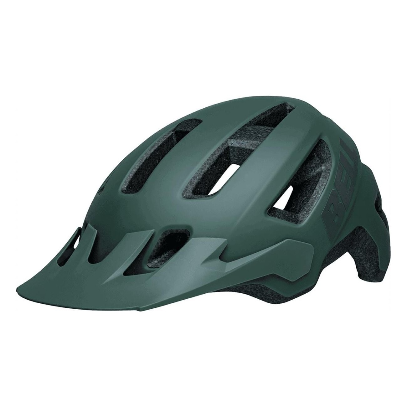 Mountainbike Helm Nomad 2 Mattgrün mit Ergo Fit System, Größe 50-57 cm - 2