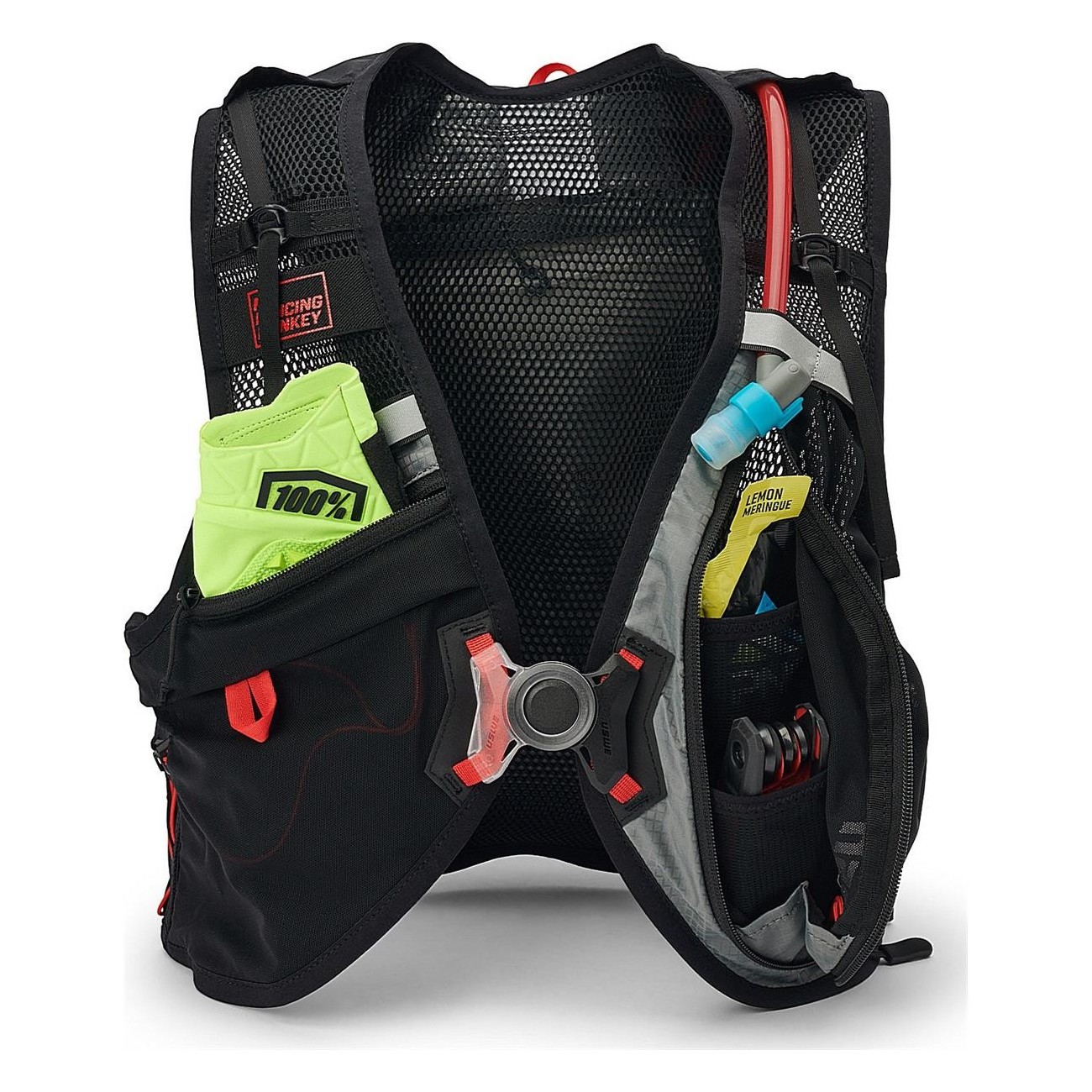 Gilet Hydratant USWE RUSH 8 Noir - Taille S, 8 Litres pour VTT et Gravel - 3