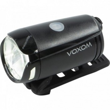 LV15 Front Light for Bicycle - StVZO Certified, USB Rechargeable, IPX4 Waterproof, 25 Lux/100 Lumen, Black - 1