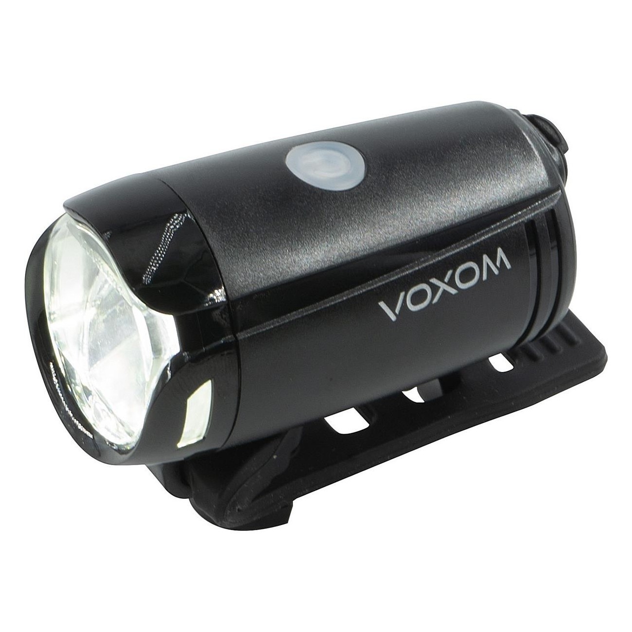 LV15 Front Light for Bicycle - StVZO Certified, USB Rechargeable, IPX4 Waterproof, 25 Lux/100 Lumen, Black - 1