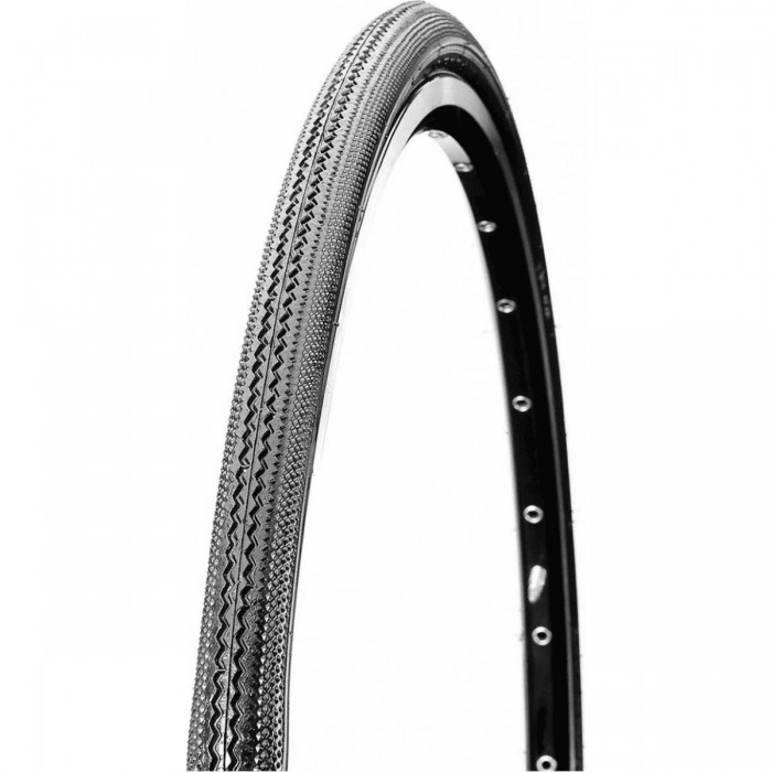 CST 700x25 Black Rigid Tire for City Trekking - 425g, Ideal for Urban Roads - 1