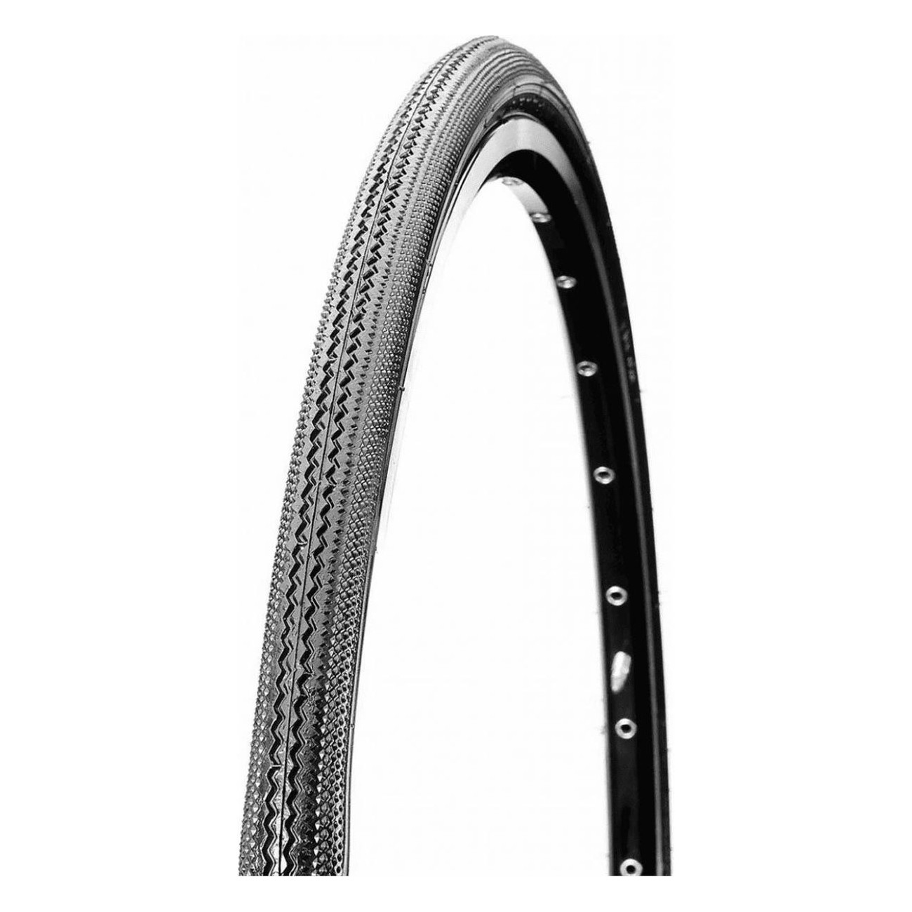 CST 700x25 Black Rigid Tire for City Trekking - 425g, Ideal for Urban Roads - 1