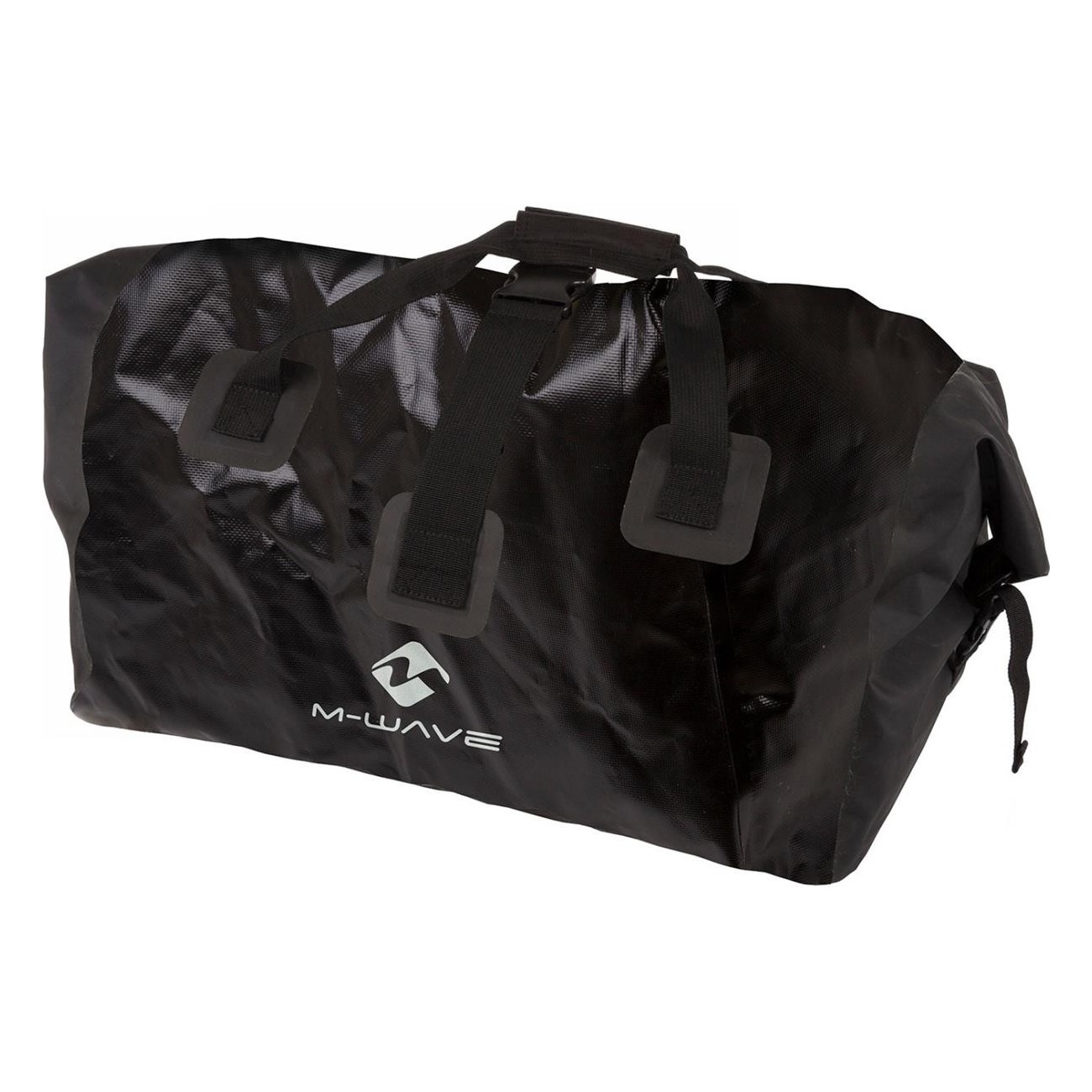 Borsa Impermeabile M-Wave Travellers Bag 120L per Rimorchio Bici, Nera, con Dettagli Riflettenti - 1 - Borse e bauletti - 088753