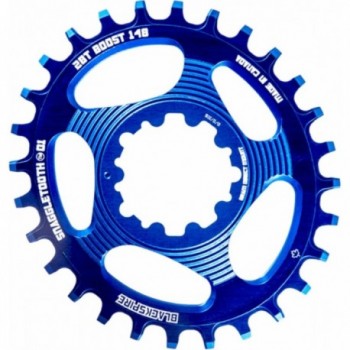 Blue 32T Oval Chainring for MTB Sram Boost 11/12v Snaggletooth - 1