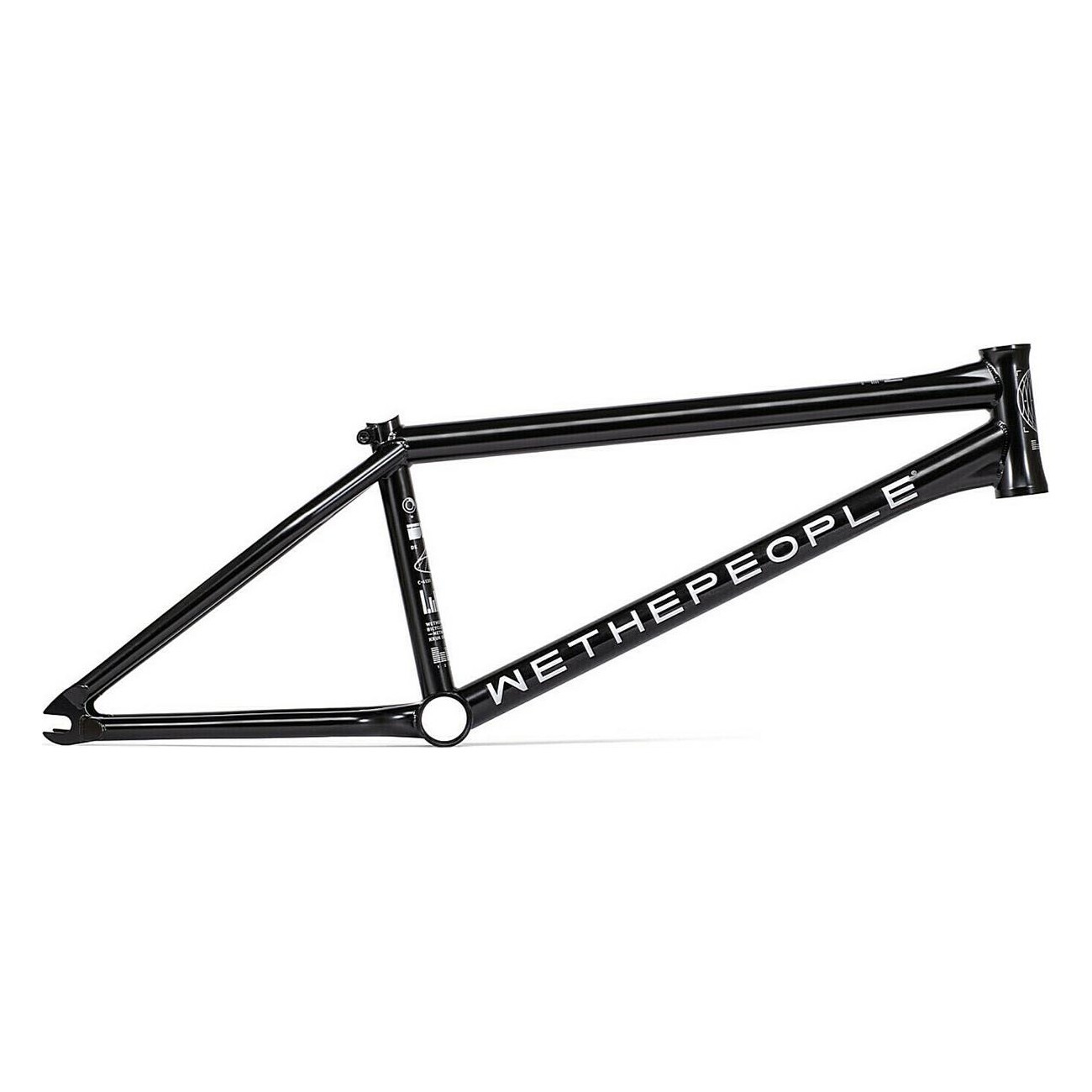 Dan Kruk Signature BMX Frame 21.1' TT Black - Superior Strength & Performance - 1