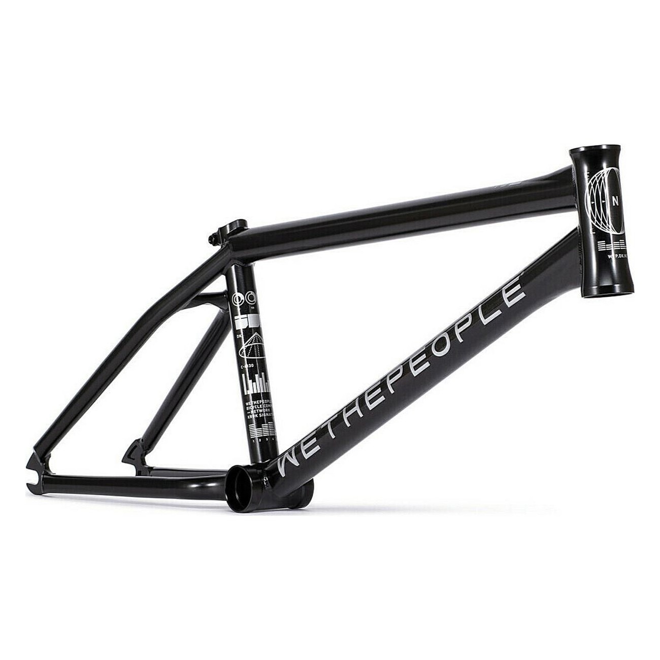 Dan Kruk Signature BMX Frame 21.1' TT Black - Superior Strength & Performance - 2