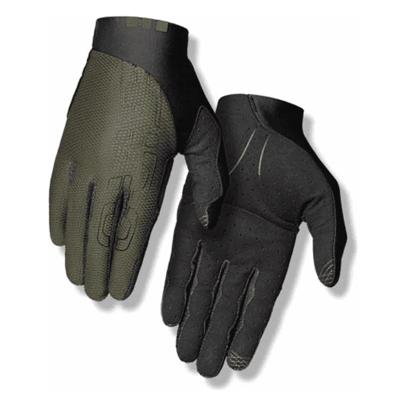 Trixter XL Summer Long Gloves Olive Green Breathable with InstaChill Technology - 1