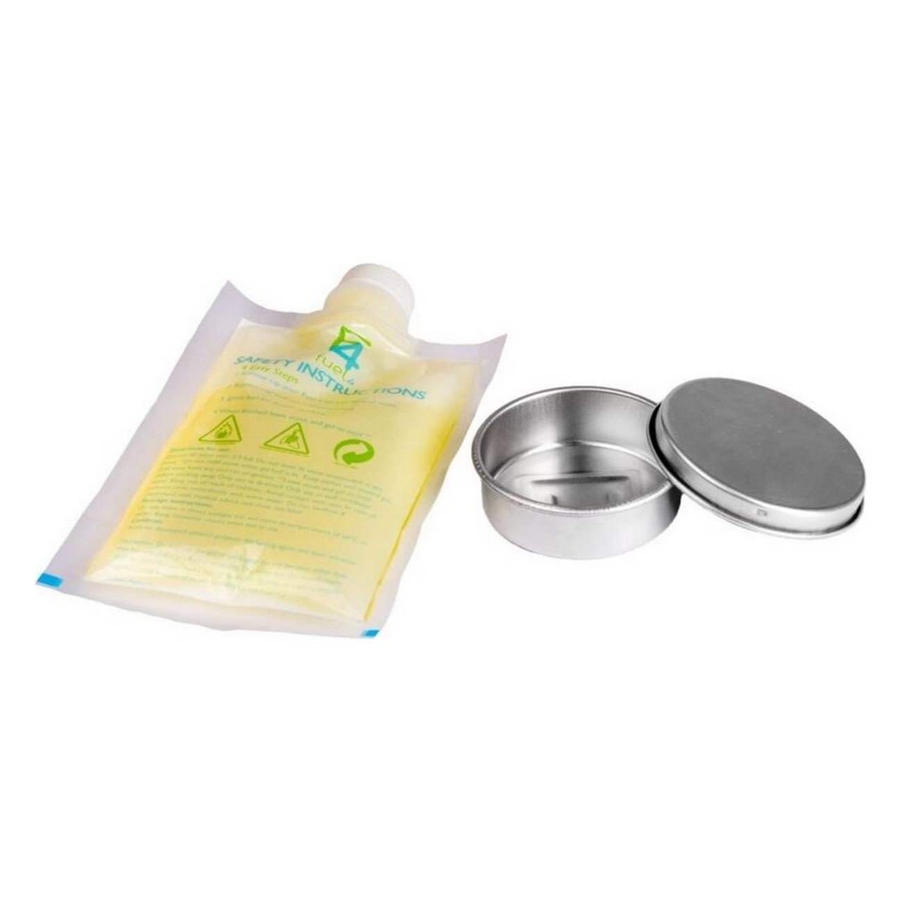 Quemador de Gel B24 de Aluminio para Combustible Gel o Sólido, Compatible con Trangia - 3