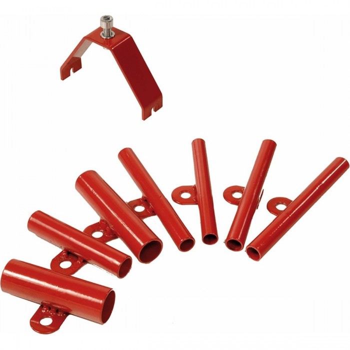 Adaptateurs d'axe traversant rouge pour fourche avant BiciSupport - 1