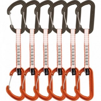 Set von 6 Phantom Quickdraw Karabinern 12cm - Leicht, Robust und Verwicklungsfrei - 1