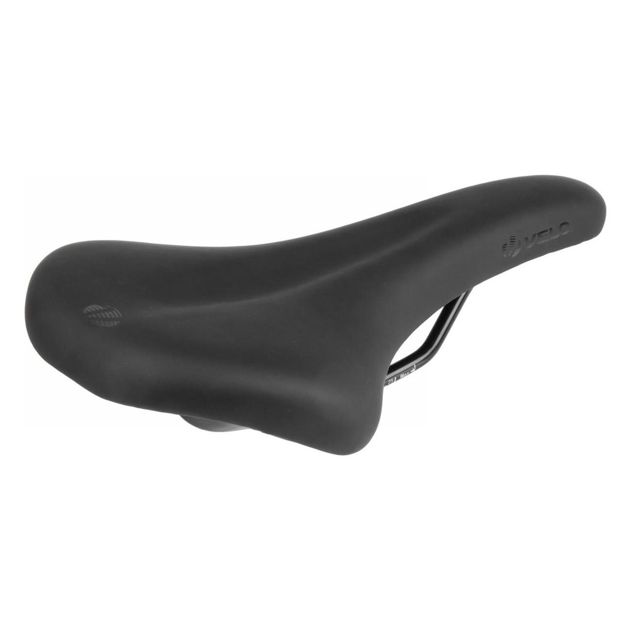 VELO Speedflex Basic Saddle 277x157 mm Black with Steel Frame MV - 1