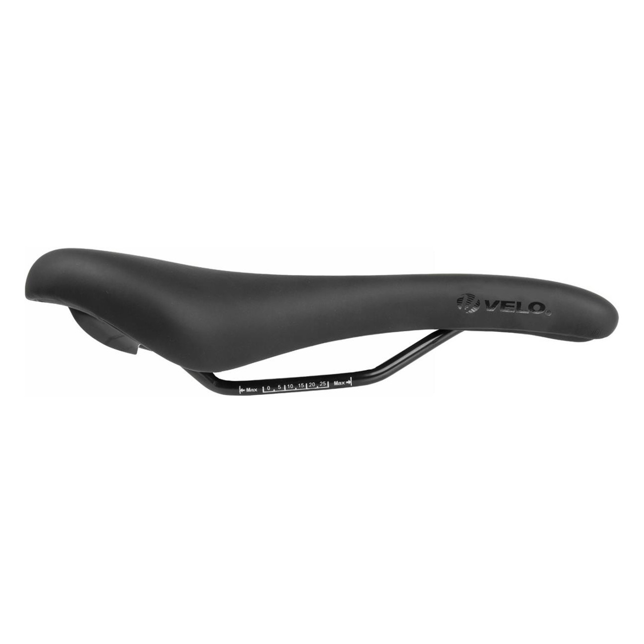 VELO Speedflex Basic Saddle 277x157 mm Black with Steel Frame MV - 2