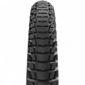 Copertone 28' 700x38 Schwalbe Marathon Plus Tour HS619 Rigido Nero Reflex - Massima Protezione Forature e Versatilità per Trekki