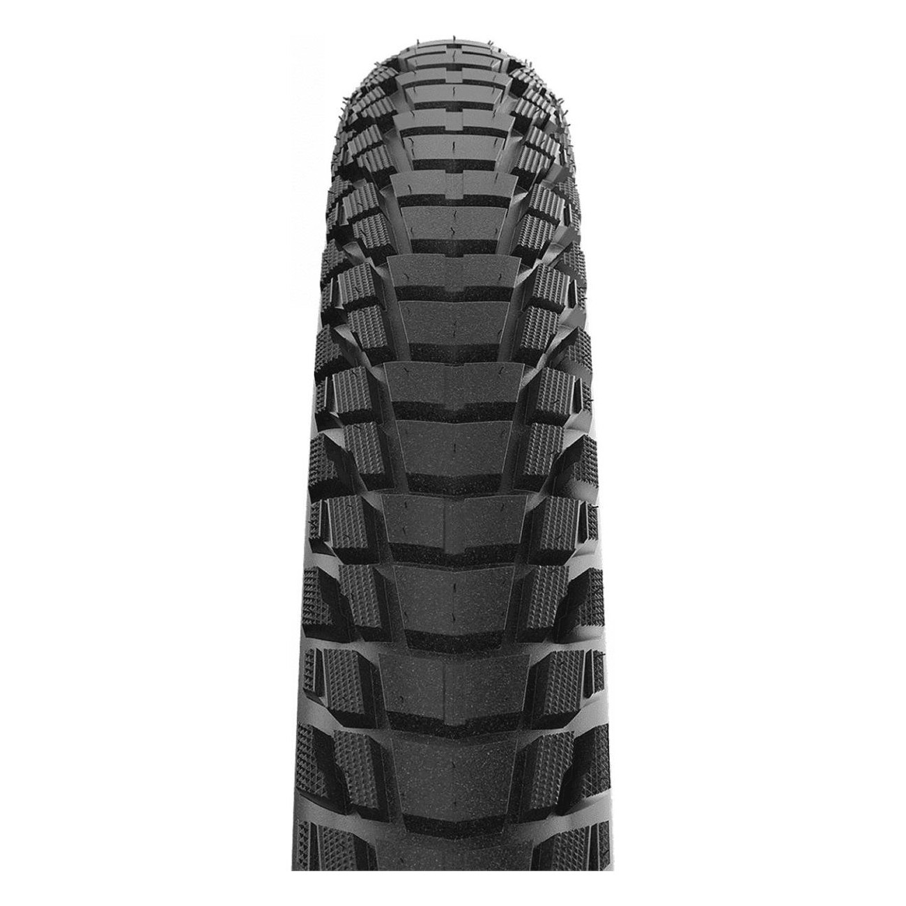 Copertone 28' 700x38 Schwalbe Marathon Plus Tour HS619 Rigido Nero Reflex - Massima Protezione Forature e Versatilità per Trekki