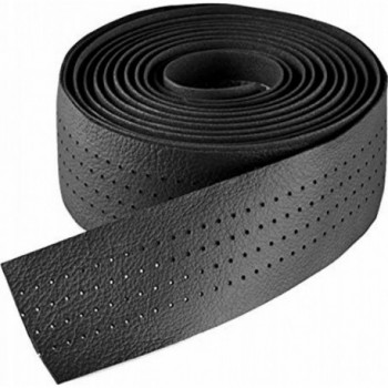 Cinta de Manillar Smootape Clásica en Cuero Negro 35x1800mm, 2.5mm - 1