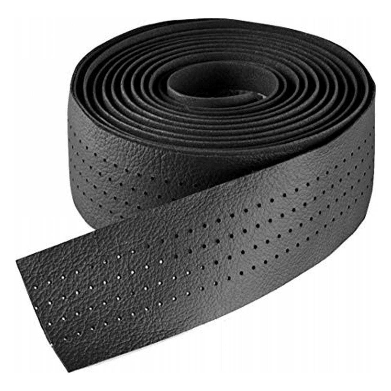 Nastro Manubrio Smootape Classica in Pelle Nera 35x1800mm, Spessore 2.5mm, Peso 95g con Tappo Incluso - 1 - Nastri manubrio - 80