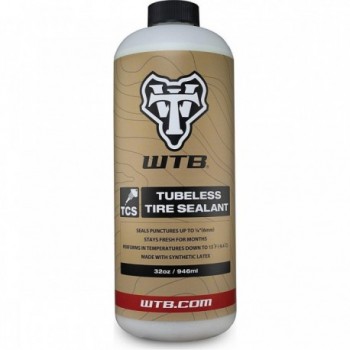 Sigillante Tubeless WTB TCS 2.0 - 946ml, Privo di Ammoniaca e Lattice Sintetico per MTB e Strada - 1 - Lattice sigillante - 0714