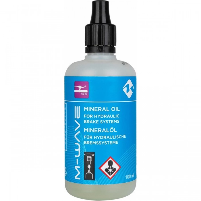 Huile Minérale M-WAVE 100 ml pour Freins Hydrauliques de Vélo - 1