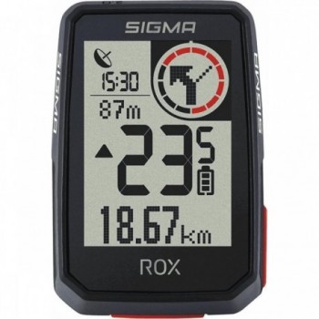 Ciclocomputer GPS Sigma ROX 2.0 Nero Senza Filo con 14 Funzioni per Atleti Dilettanti - 2 - Ciclocomputer - 4016224010509