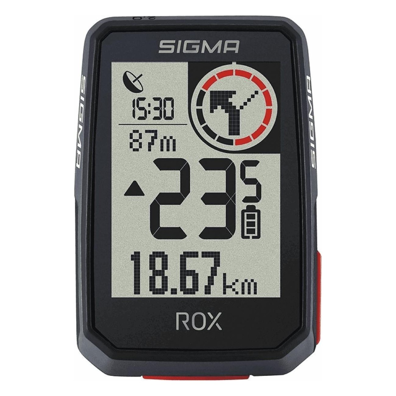 Ciclocomputer GPS Sigma ROX 2.0 Nero Senza Filo con 14 Funzioni per Atleti Dilettanti - 2 - Ciclocomputer - 4016224010509