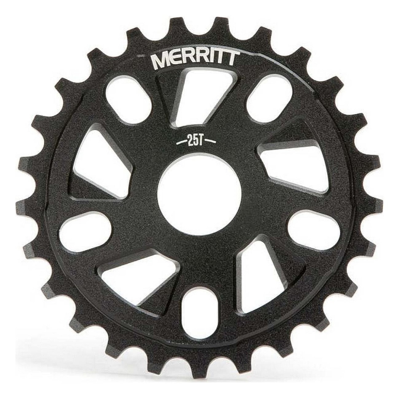 Merritt Team 28T Kettenrad Schwarz aus CNC-Aluminium 6061 mit Adaptern 19mm 22mm - 1