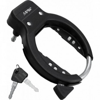 MVTEK Black U-Lock with Frame Mount - Robust Security for Bicycles - 1