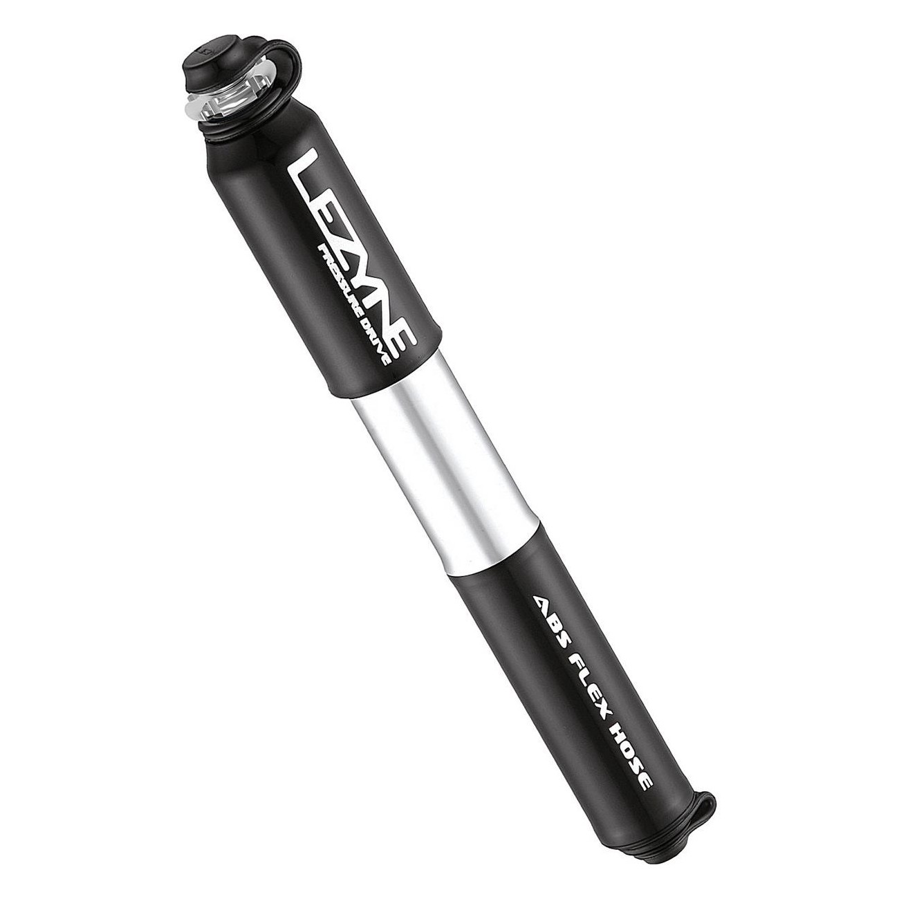 Lezyne CNC Pressure Drive Compact Manual Pump Black with Integrated Gauge - 1