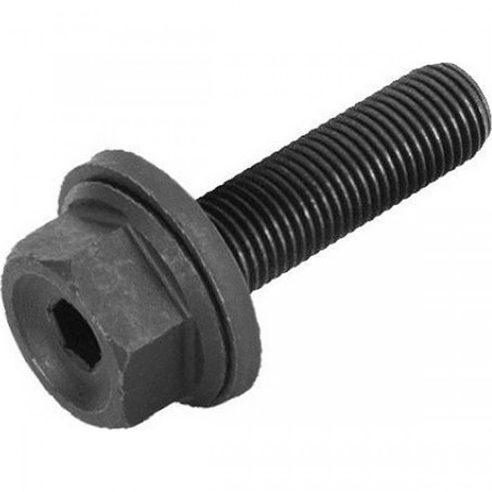 3/8' Hex Bolt in Chromoly 4140, Compatible with 17mm and 6mm Wrenches, Raw - 1