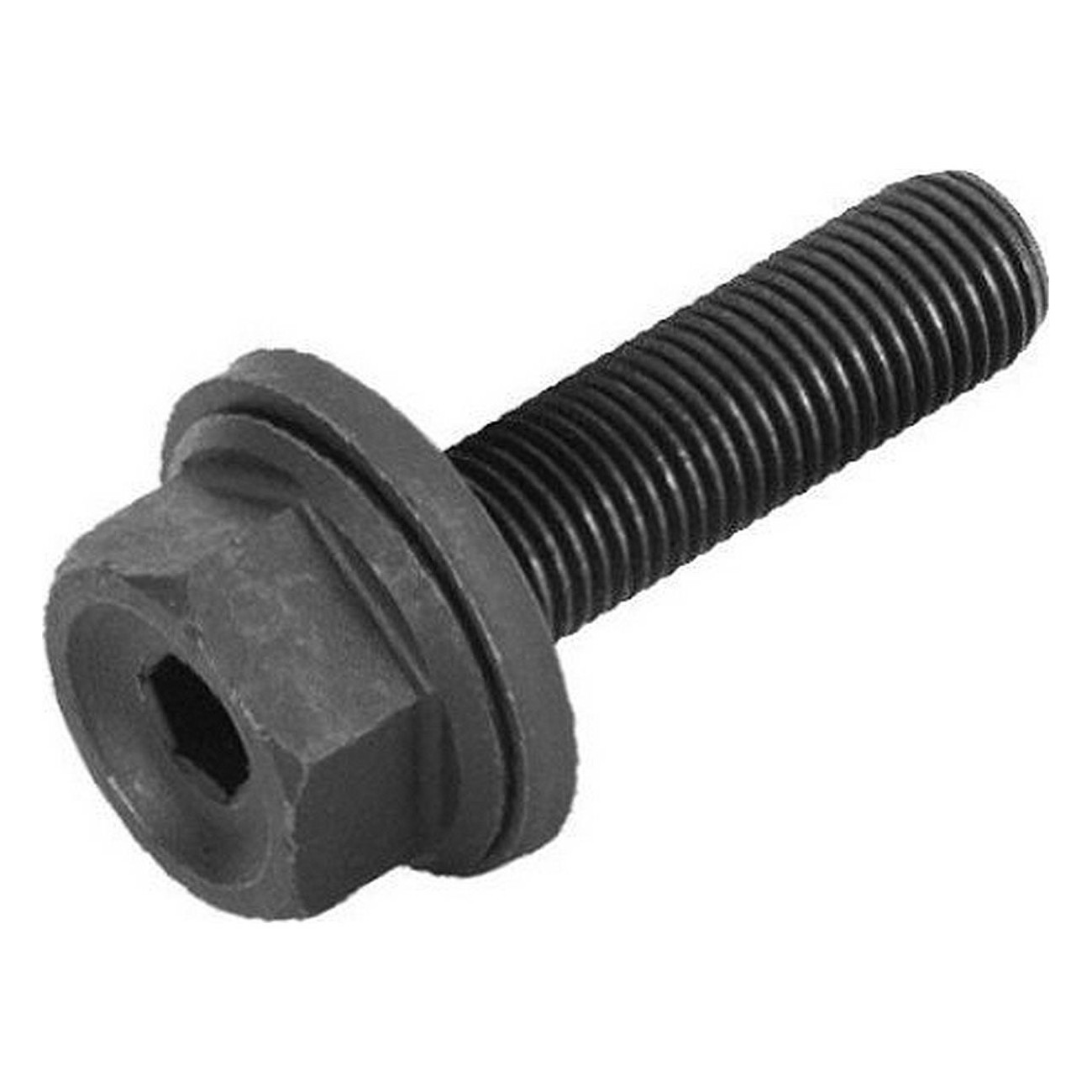 3/8' Hex Bolt in Chromoly 4140, Compatible with 17mm and 6mm Wrenches, Raw - 1