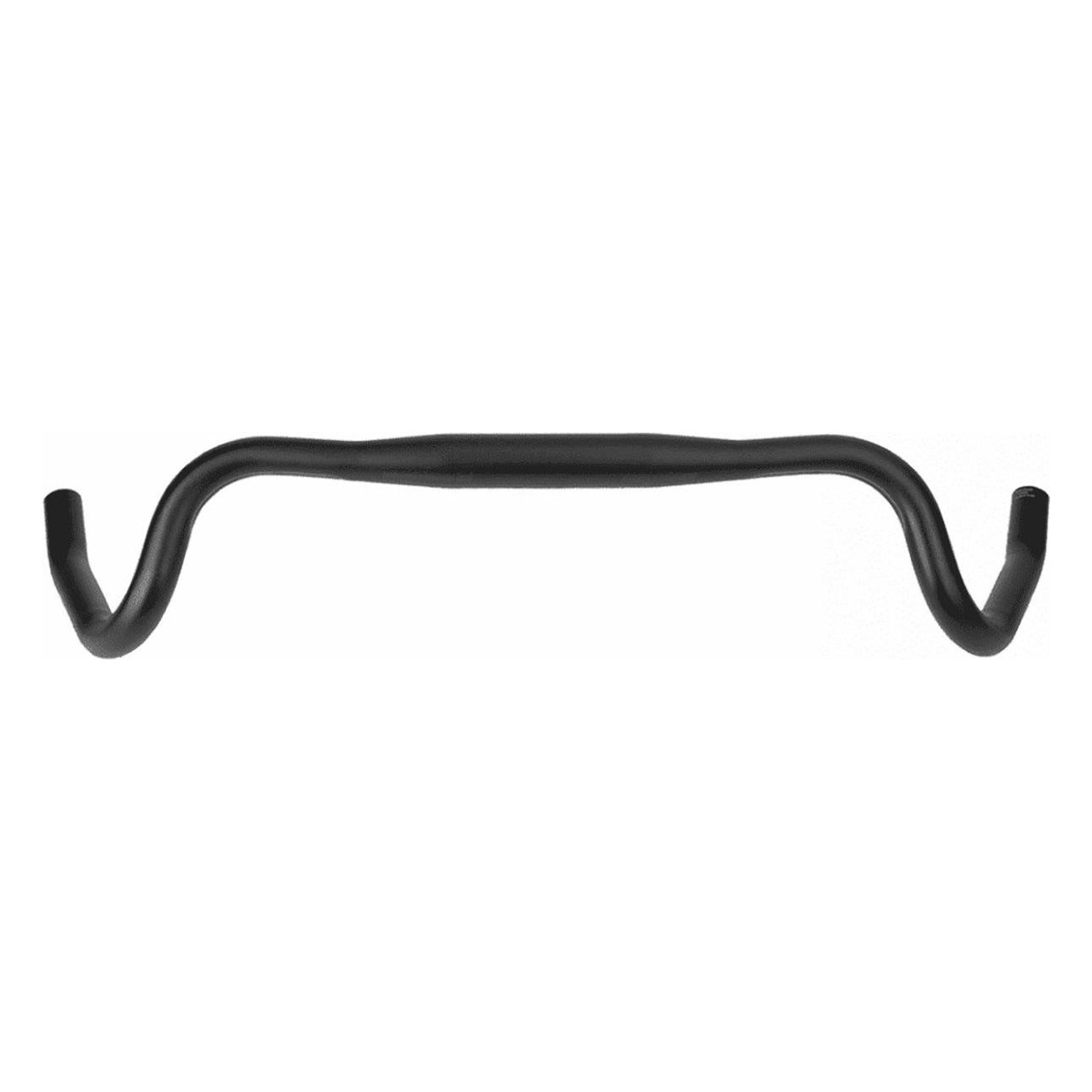 Gravel Lenker Ergotec aus Aluminium AL6061 T6, 31.8mm x 480mm, Schwarz - 1