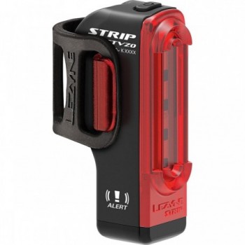 Feu Arrière Lezyne Strip Alert STVZO LED Rouge Noir avec Fonction Frein Automatique - 1