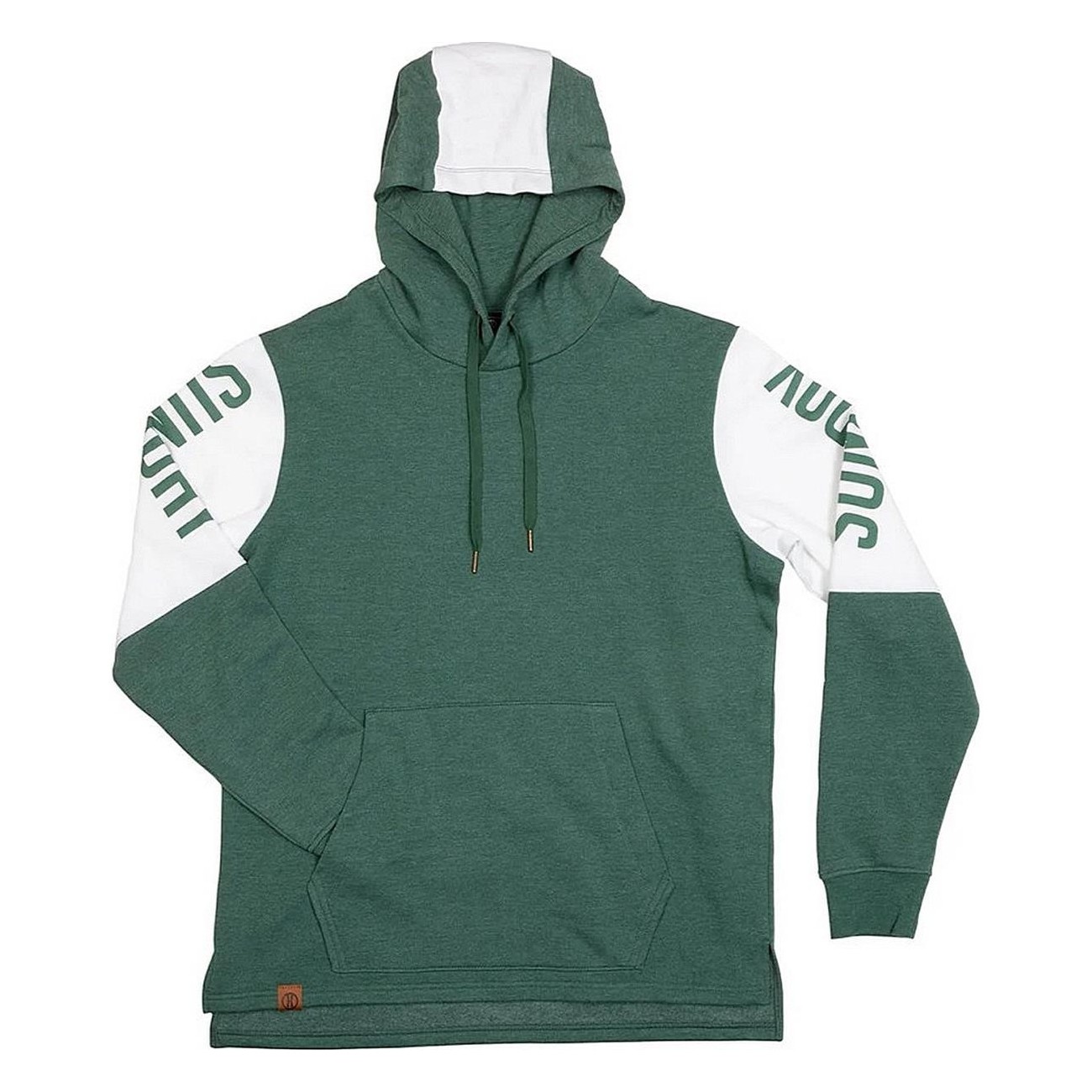 Sudadera con Capucha Sunday Crevice Verde y Blanco - Talla L, Estilo Casual - 1