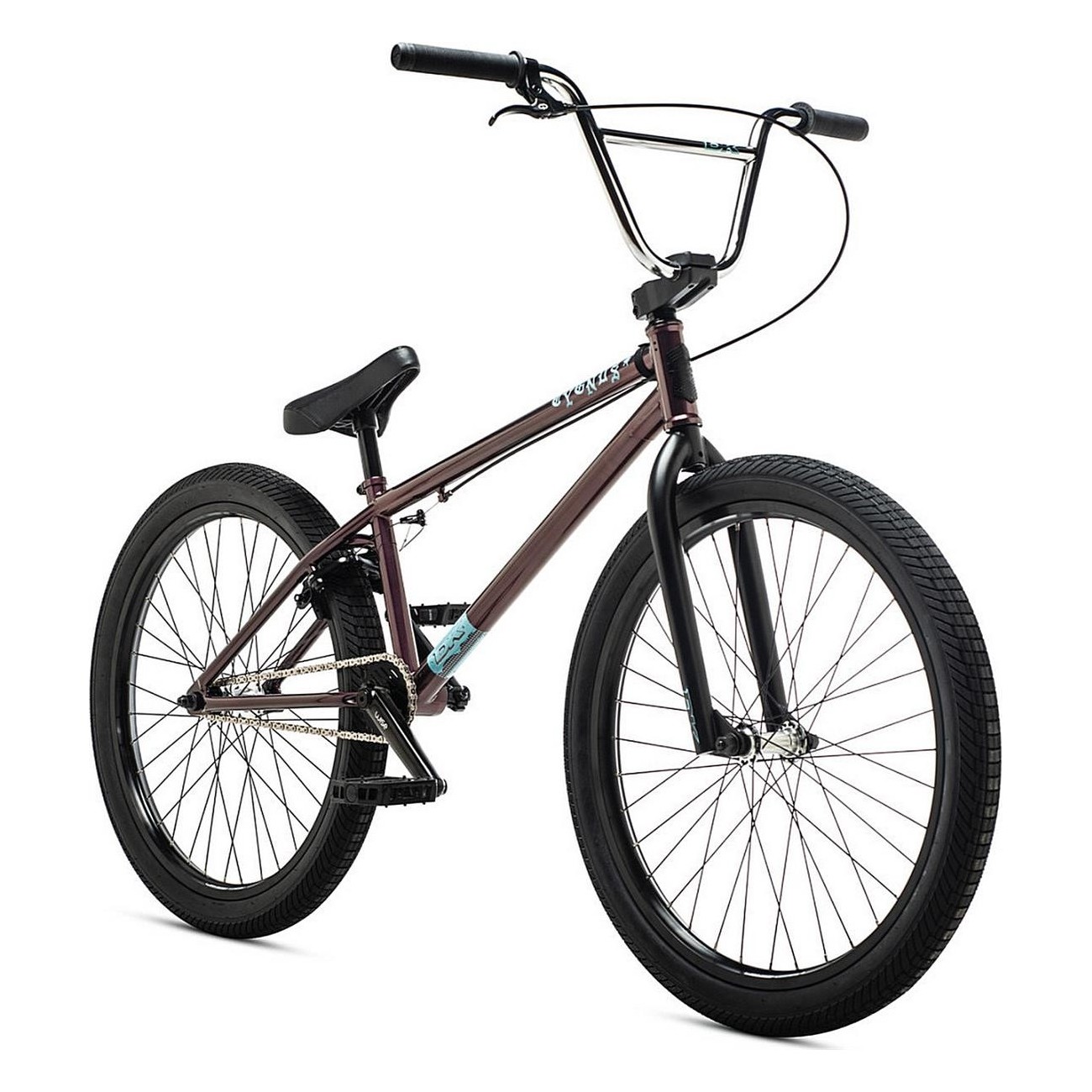 DK Cygnus 24' Gray - Adult BMX with Chromoly Frame and 24-Inch Wheels - 1