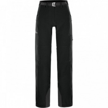 Pantalones Mujer Alpinismo Trekking Negro Talla 44 Dientes - 1