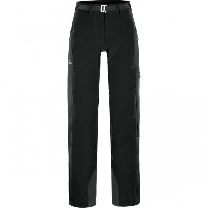 Pantalones Mujer Alpinismo Trekking Negro Talla 44 Dientes - 1