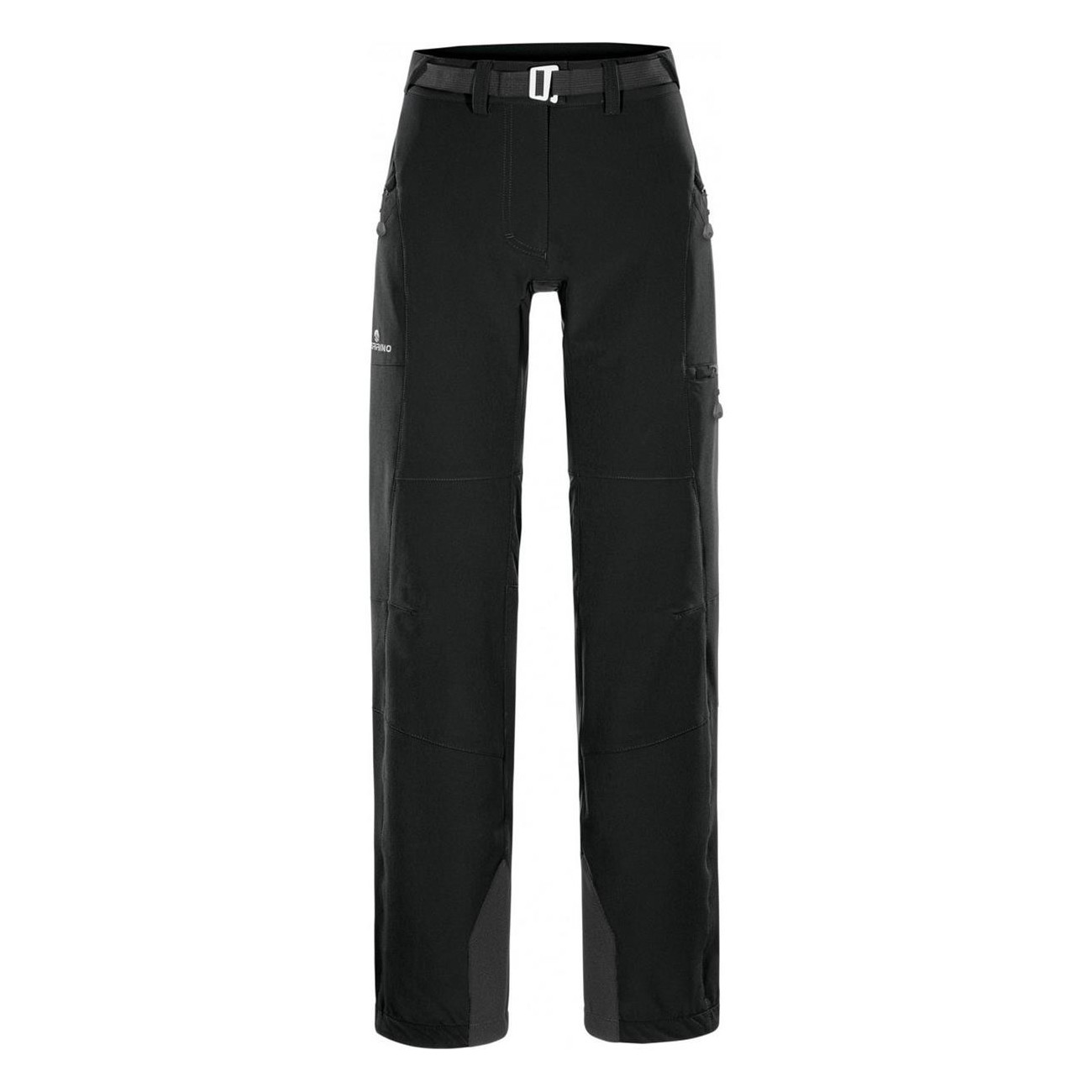 Pantalones Mujer Alpinismo Trekking Negro Talla 44 Dientes - 1