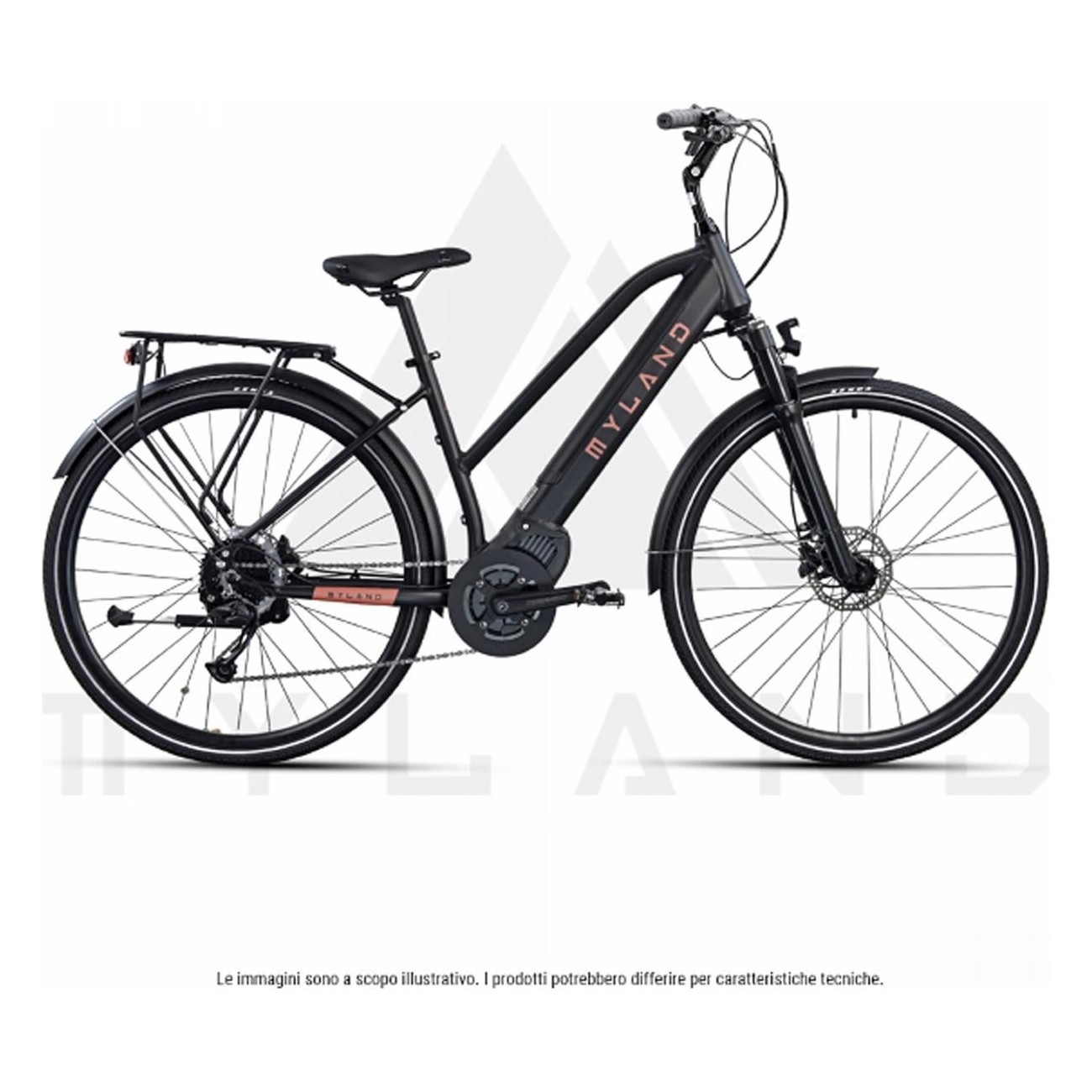 Bicicleta E-Bike Trekking Mujer 28' 9V de Aluminio MY22 - Ligera y Resistente - 1