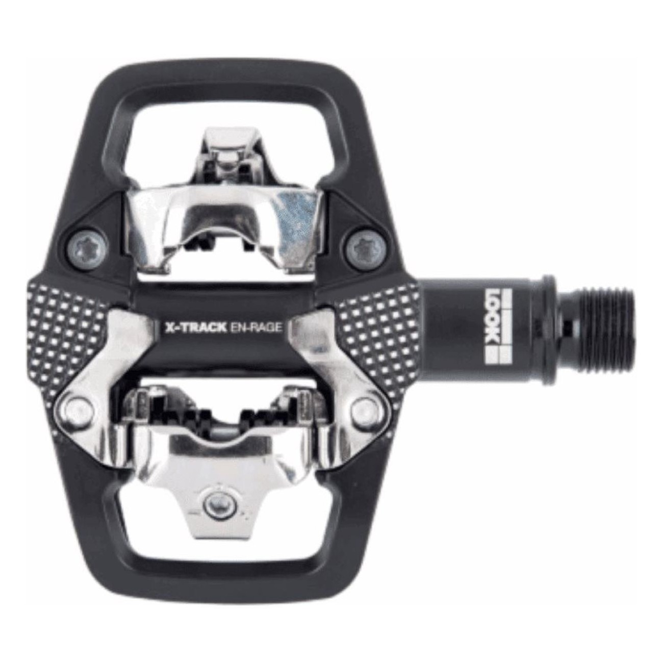 X-Track EN-Rage Aluminum Clipless SPD MTB Pedals with Wide Contact Area - 1