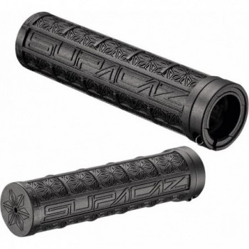 Poignées GRIZIPS 32mm en Caoutchouc Antidérapant Dual Density - Noir SUPACAZ - 1