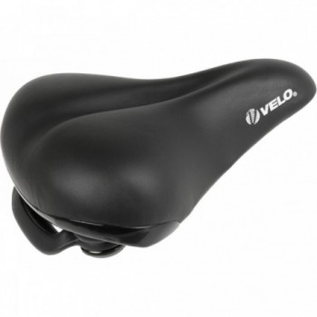 Velo Elasto Grip City Comfort Black Saddle 258x217 mm with Handle and Abrasion Protection - 1