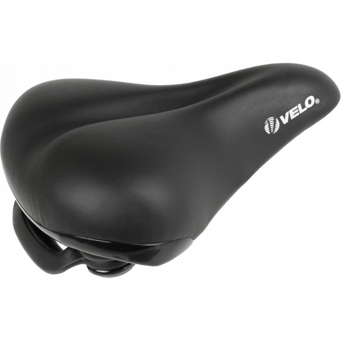 Selle Velo Elasto Grip City Comfort Noire 258x217 mm avec Poignée et Protection - 1