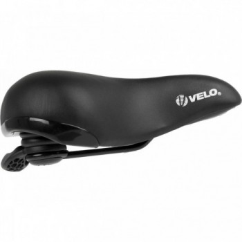 Selle Velo Elasto Grip City Comfort Noire 258x217 mm avec Poignée et Protection - 2