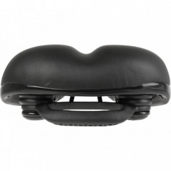 Selle Velo Elasto Grip City Comfort Noire 258x217 mm avec Poignée et Protection - 3