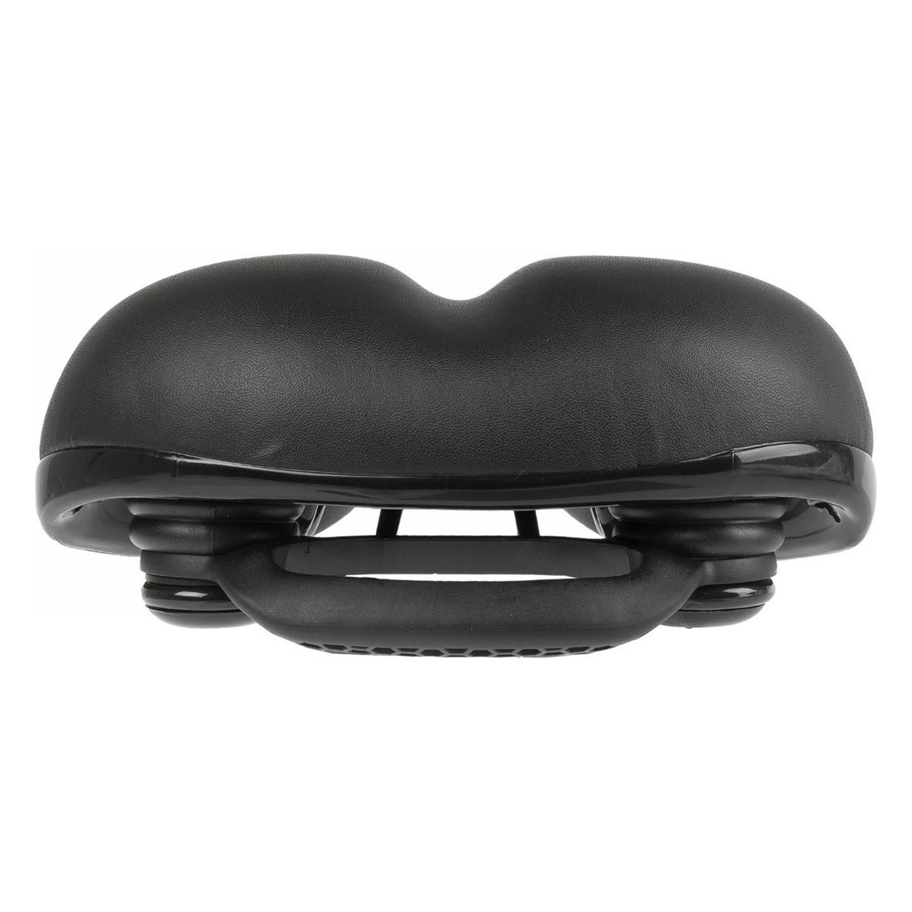 Selle Velo Elasto Grip City Comfort Noire 258x217 mm avec Poignée et Protection - 3