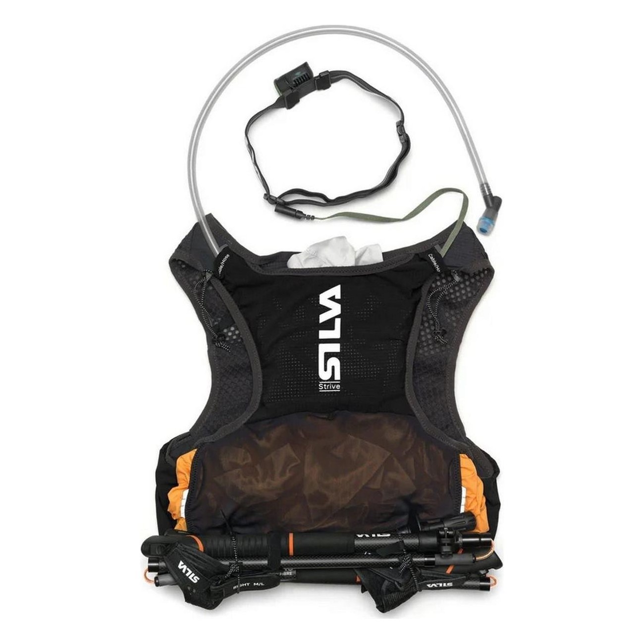 Gilet de Course Silva Strive 5 Noir - Taille S, 5 Litres, Matériaux Respirants - 9