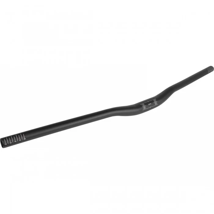 MTB Handlebar M-Wave HB-M3.2 Black Matte Aluminum 780mm Ø31.8mm 20mm Rise 9° Angle - 1